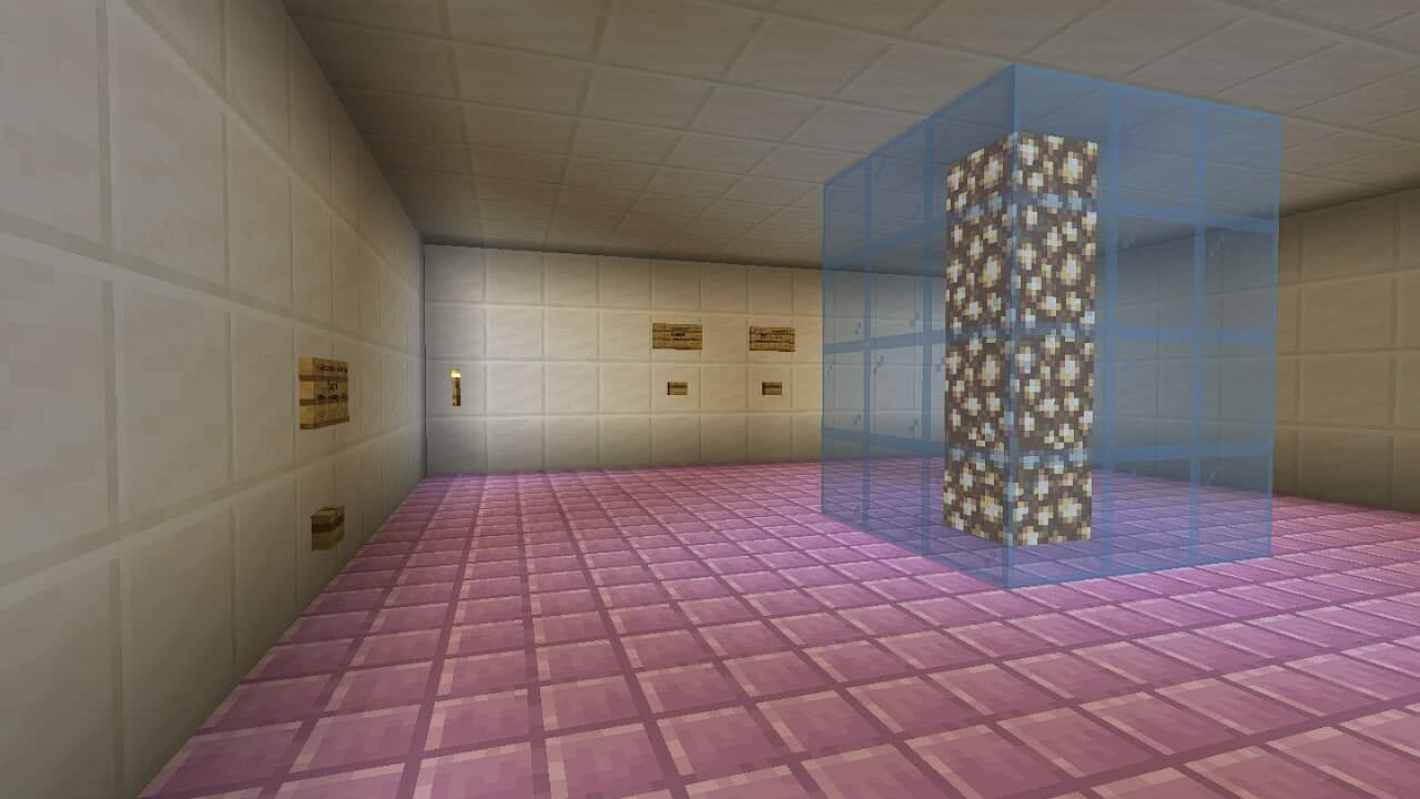 Lobby in Hide and Seek High School in Minecraft PE