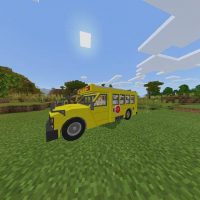 School Bus Mod for Minecraft PE