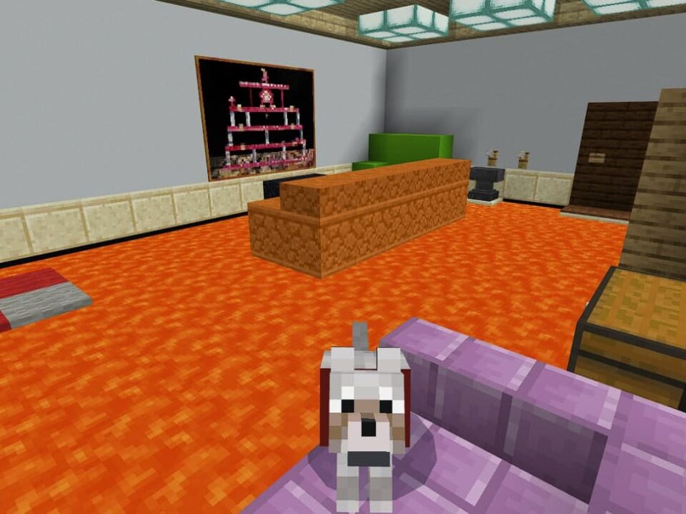 The Floor is Lava Map for Minecraft PE