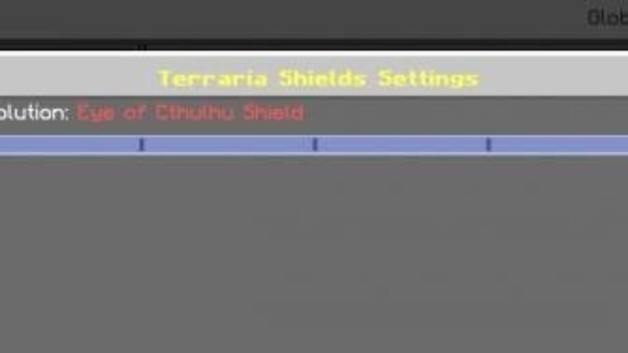 Menu from Terraria Shields for Minecraft PE