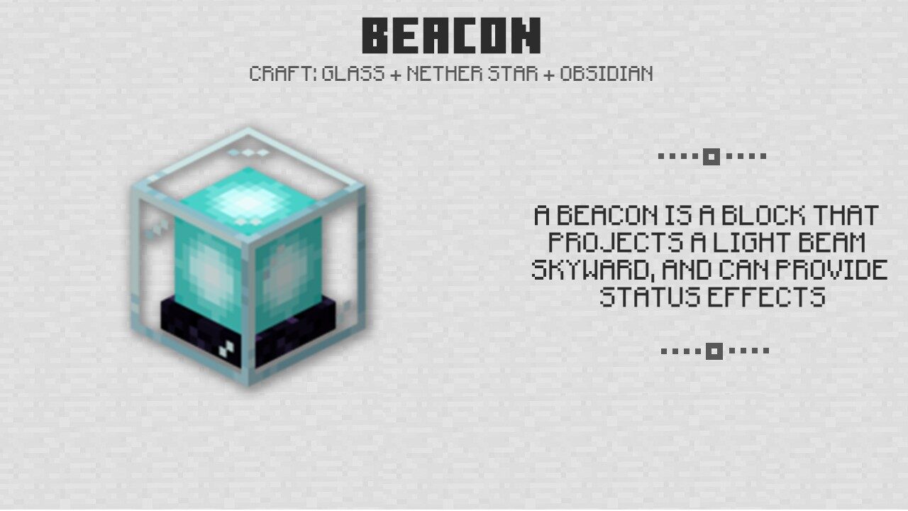 Beacon from Minecraft PE 0.16