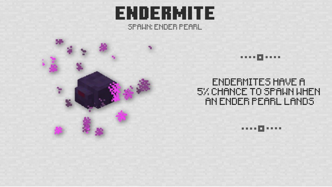 Endermite in Minecraft PE 1.0