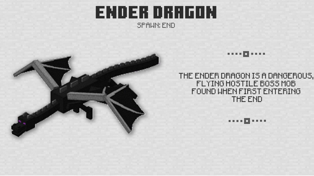 Dragon in Minecraft PE 1.0