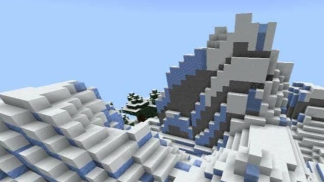 Snow from Render Dragon Shader for Minecraft PE