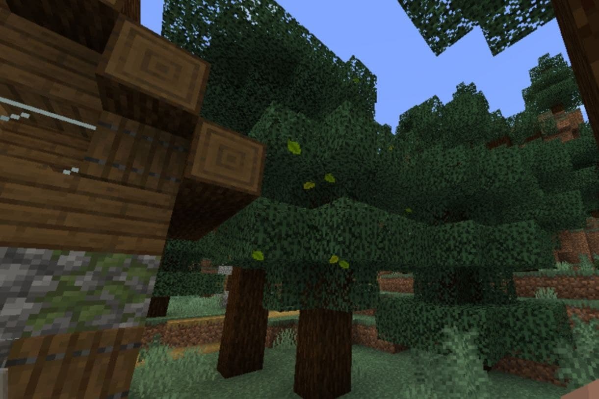 Download Better Foliage Mod for Minecraft PE: leaves animation