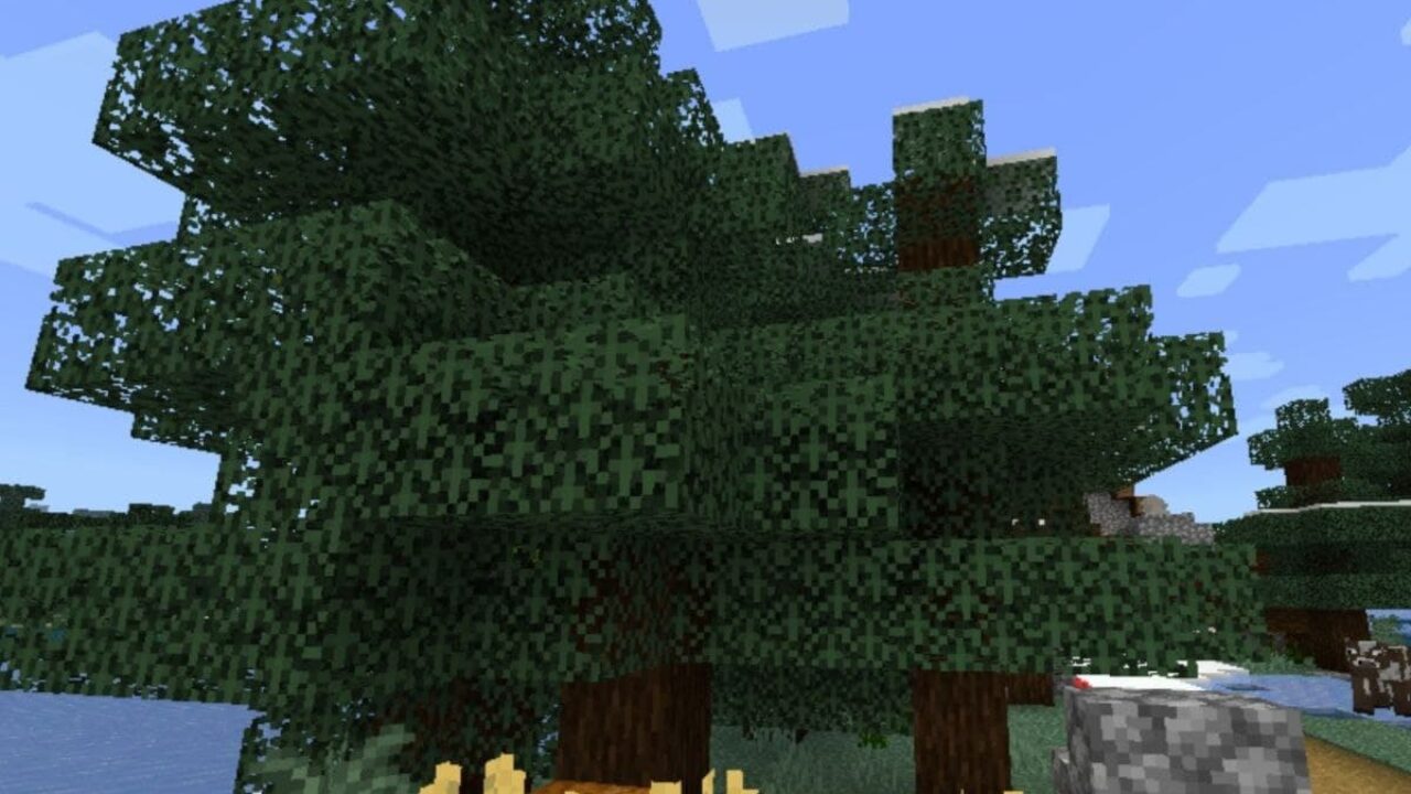 Trees and Plants from Better Foliage Mod for Minecraft PE