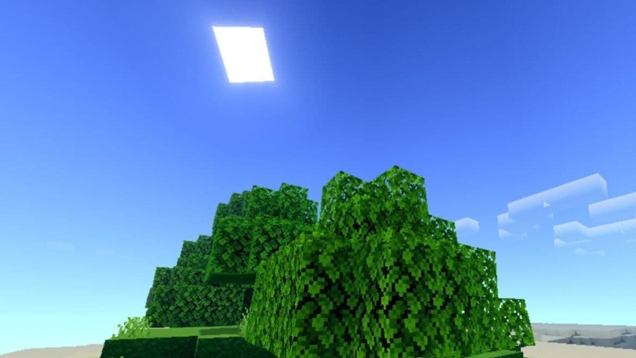 Sky from Grass from Water from Trees from Vanilla Shader for Minecraft PE