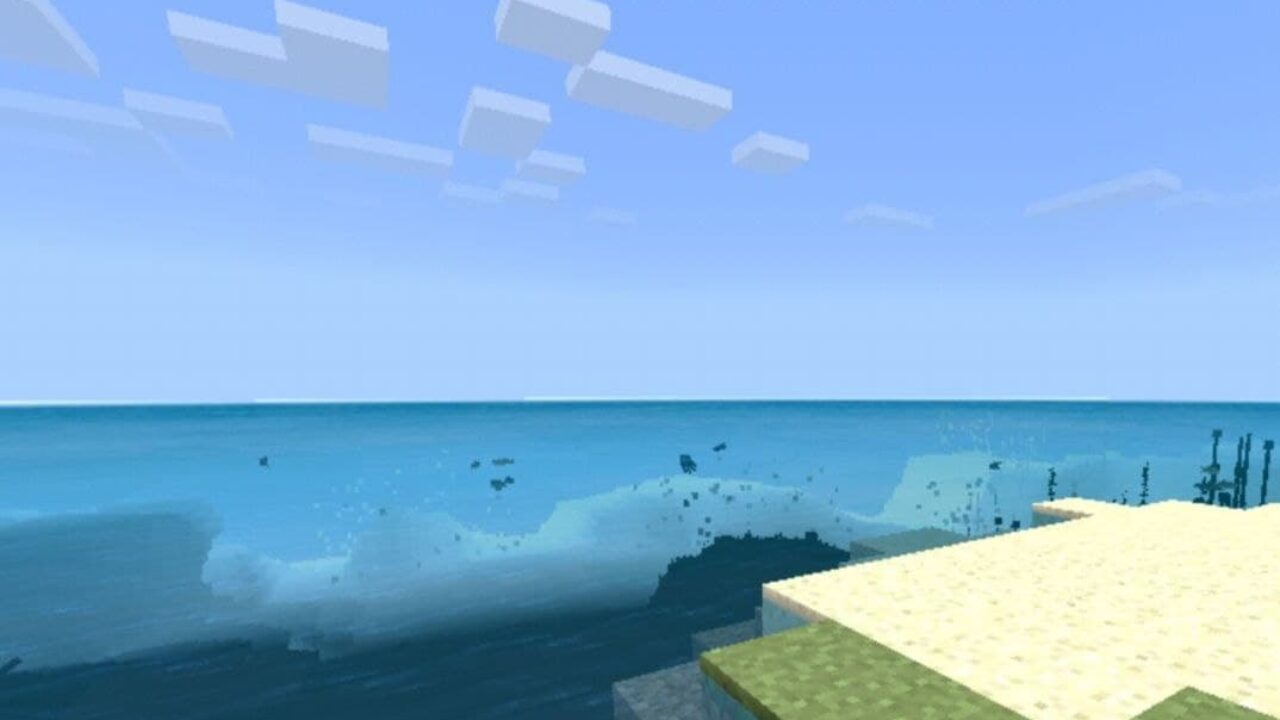 Water from Trees from Vanilla Shader for Minecraft PE