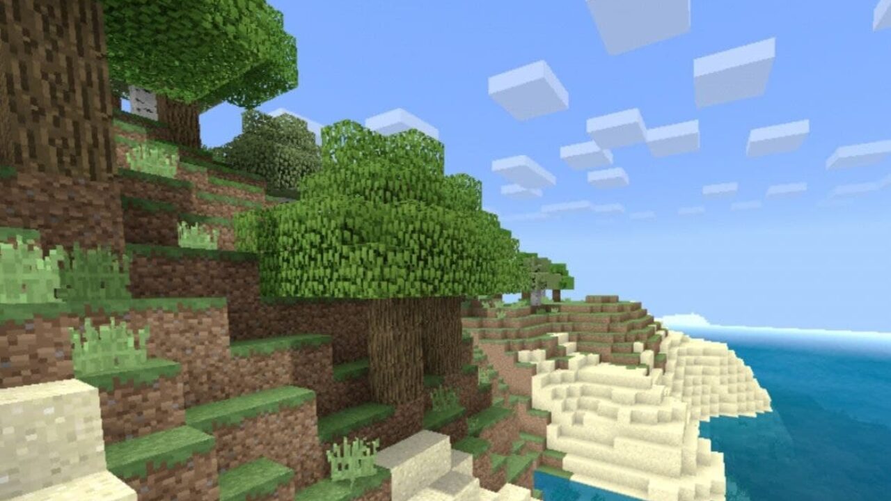 Trees from Vanilla Shader for Minecraft PE