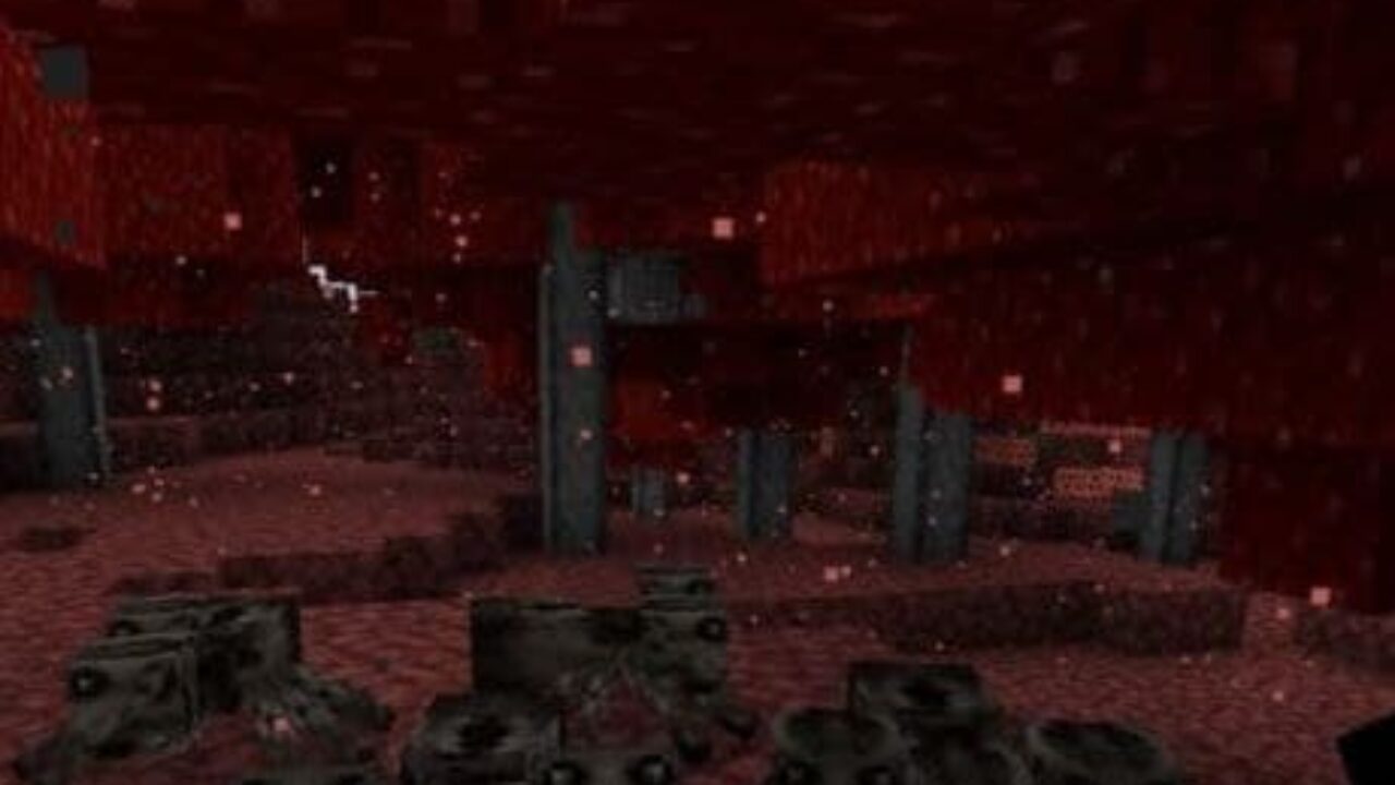 Cursed Biome from Cursed Minecraft Mod for Minecraft PE