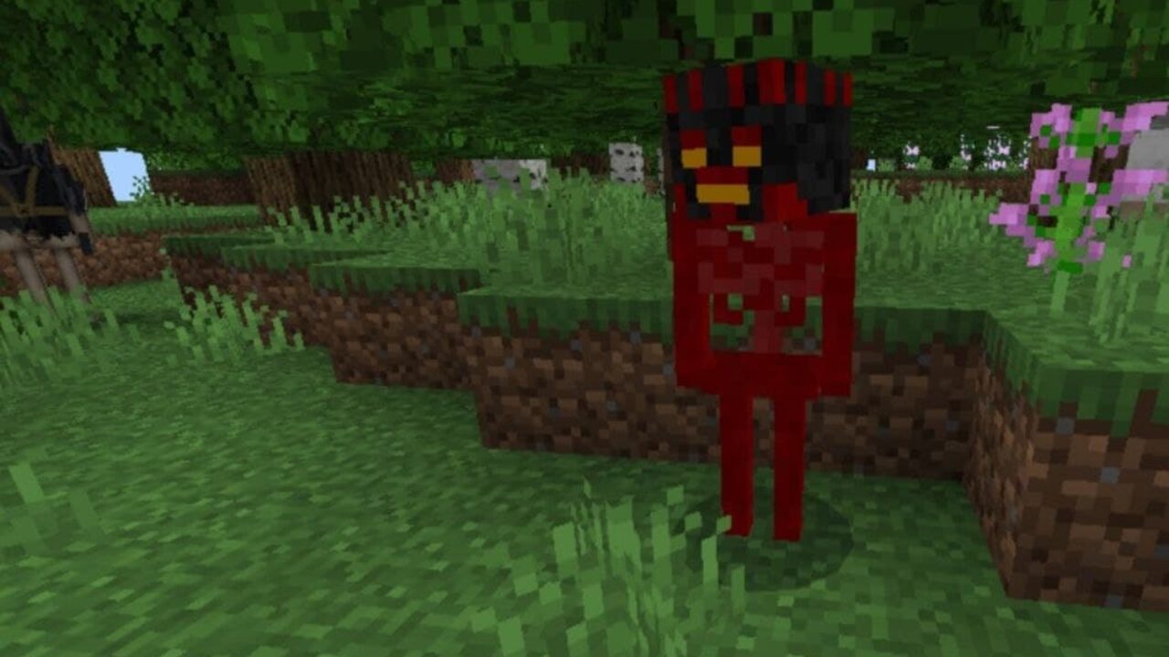 Skeleton from Cursed Minecraft Mod for Minecraft PE