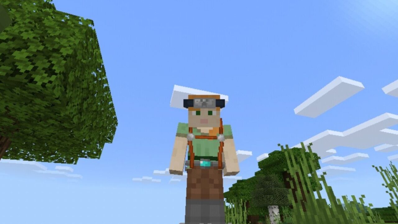 New armor from Naruto mod Minecraft PE