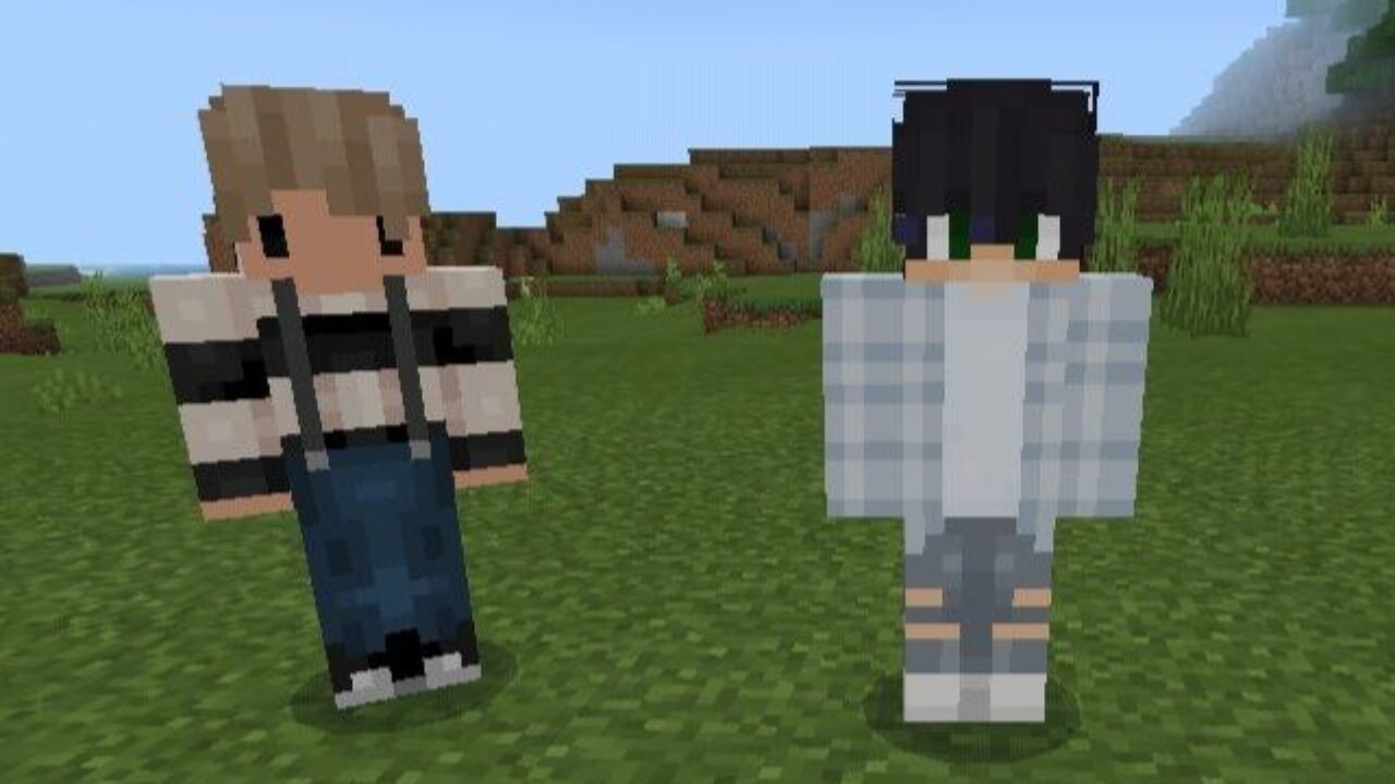 Boys from Happy Family Mod for Minecraft PE