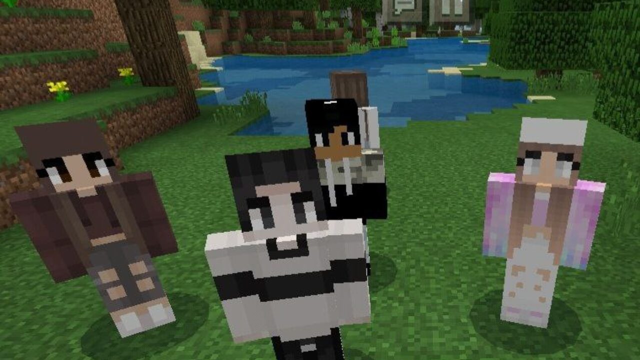 Characters from NPC Friends for Minecraft PE