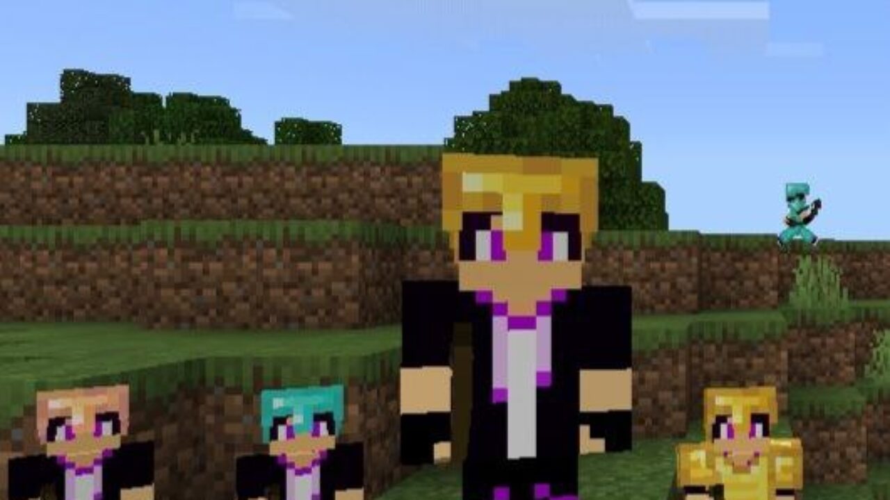 Boys from Ender Archer Friend for Minecraft PE