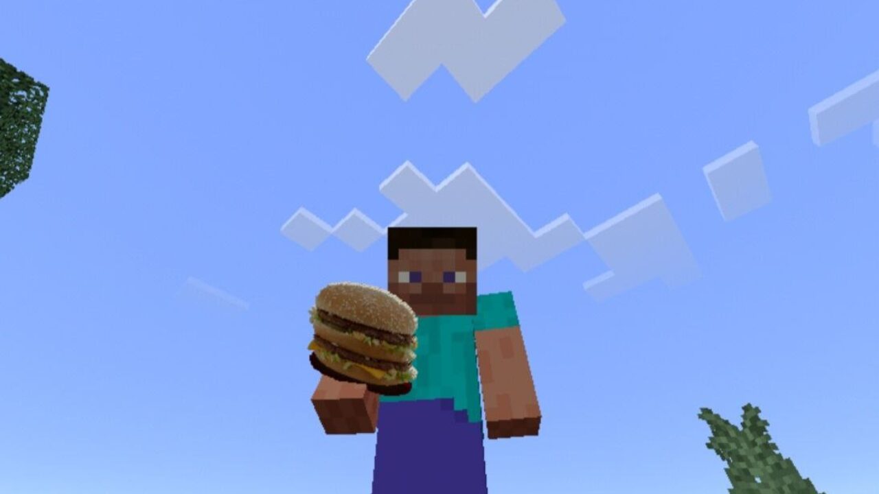 Burger from Food Mod for Minecraft PE