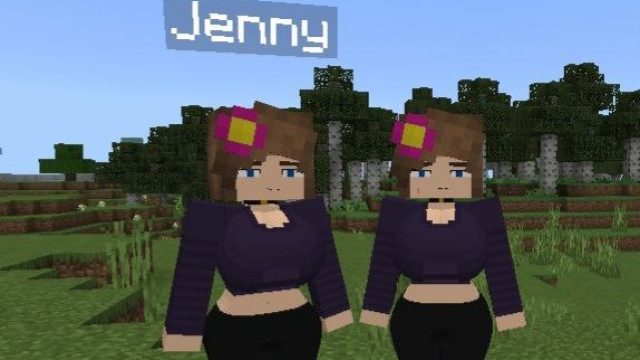 Download Jenny Mod for Minecraft PE: meet a new interesting mob
