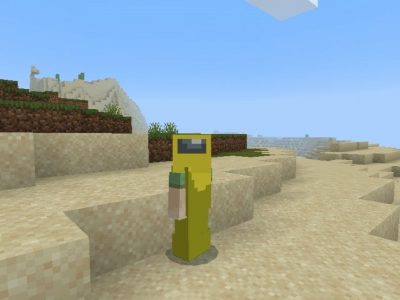 Among Us Texture Pack for Minecraft PE