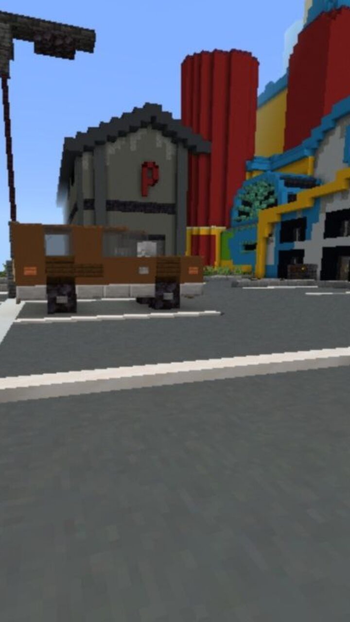 Parking from Huggy Wuggy Map for Minecraft PE