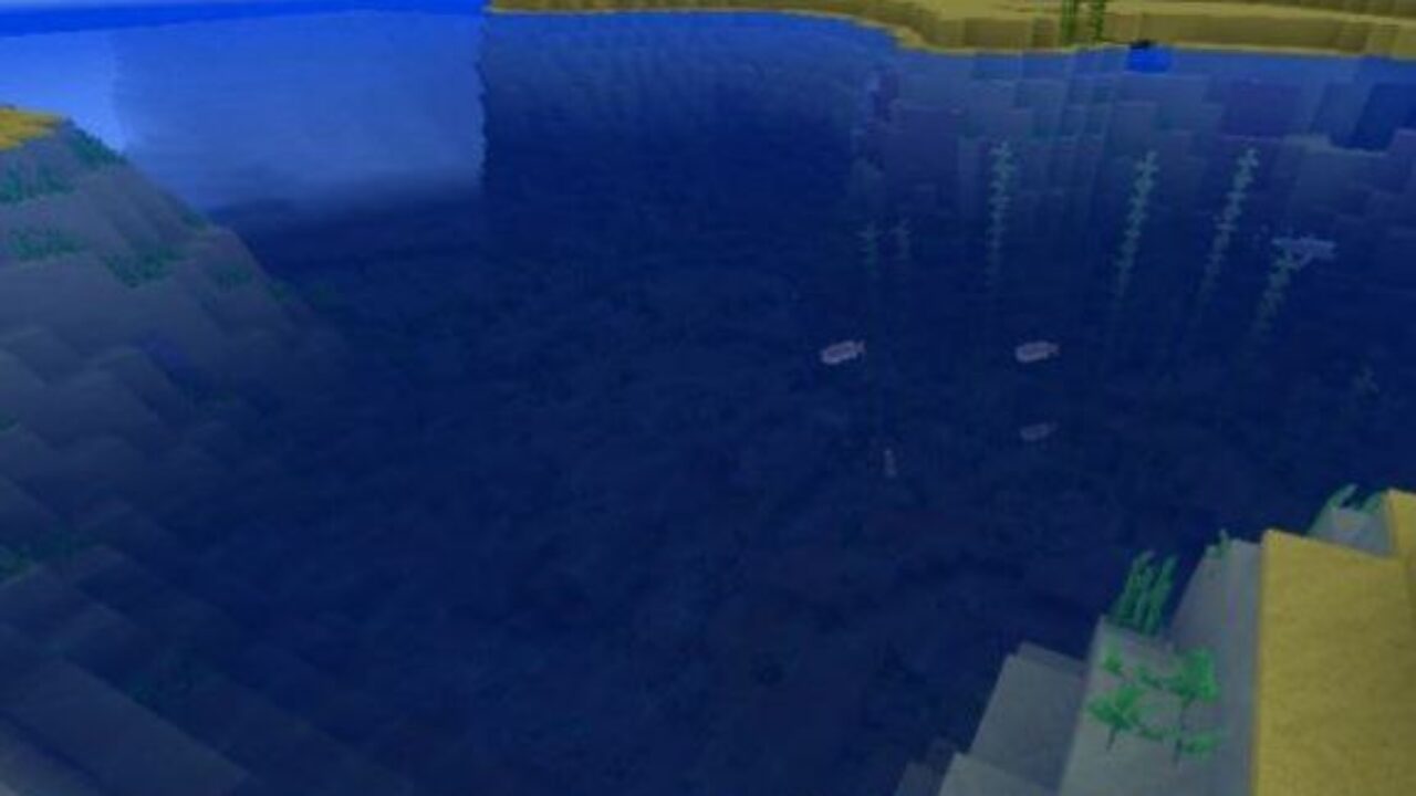 Water from Shiftery Shaders for Minecraft PE