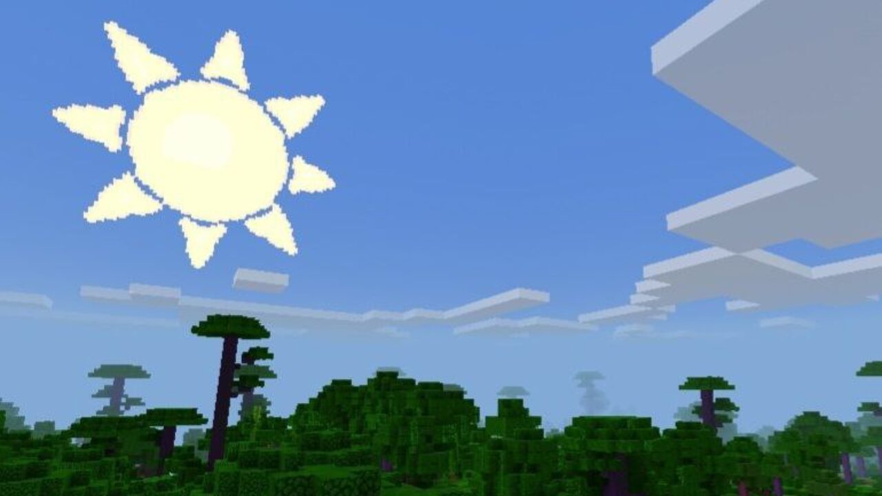 Sun from New Kawaii Texture Pack for Minecraft PE