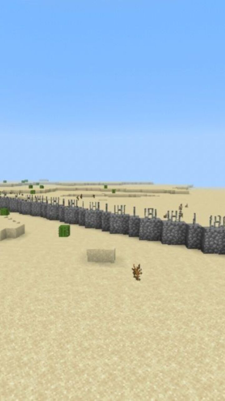 Desert from Earth Map for Minecraft PE