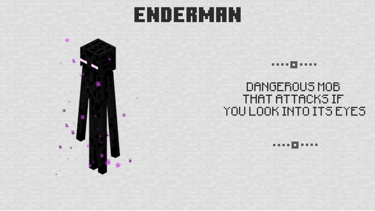 Enderman from Minecraft PE