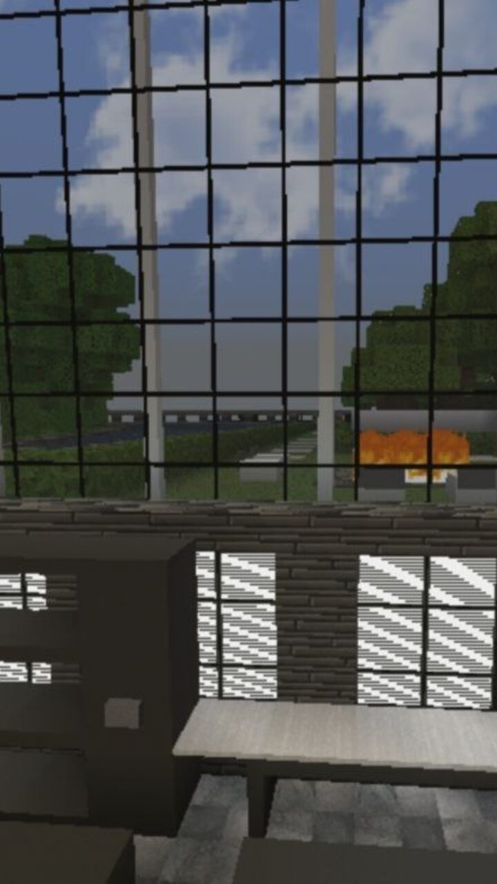 Windows in Modern House for Minecraft PE