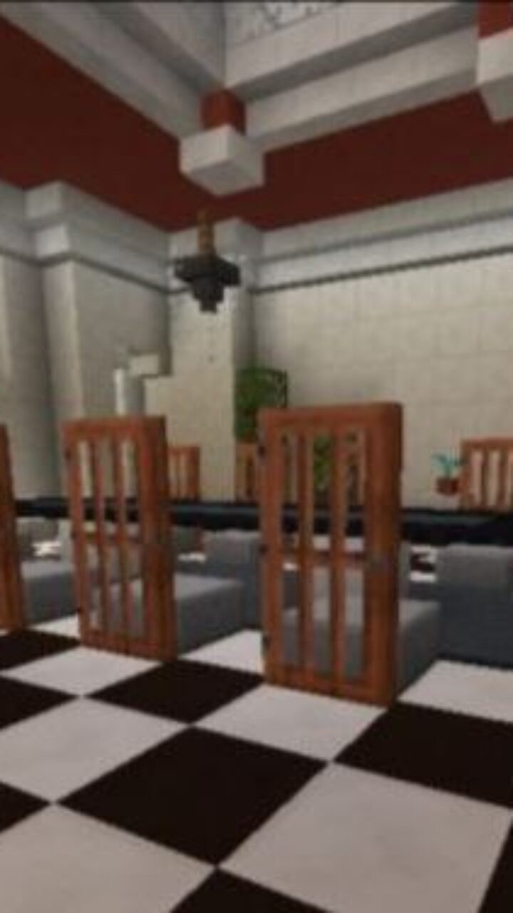 Interior from White House Map for Minecraft PE