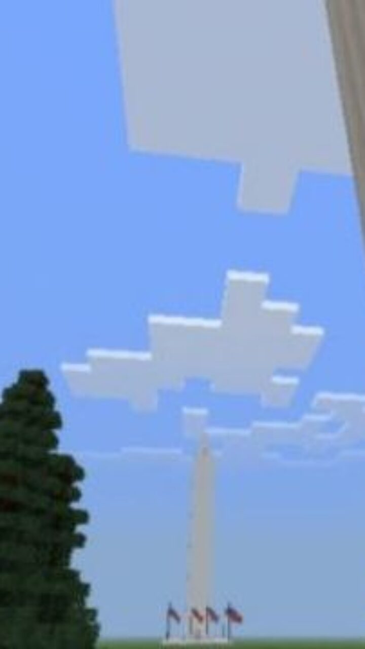 Entrance from White House Map for Minecraft PE