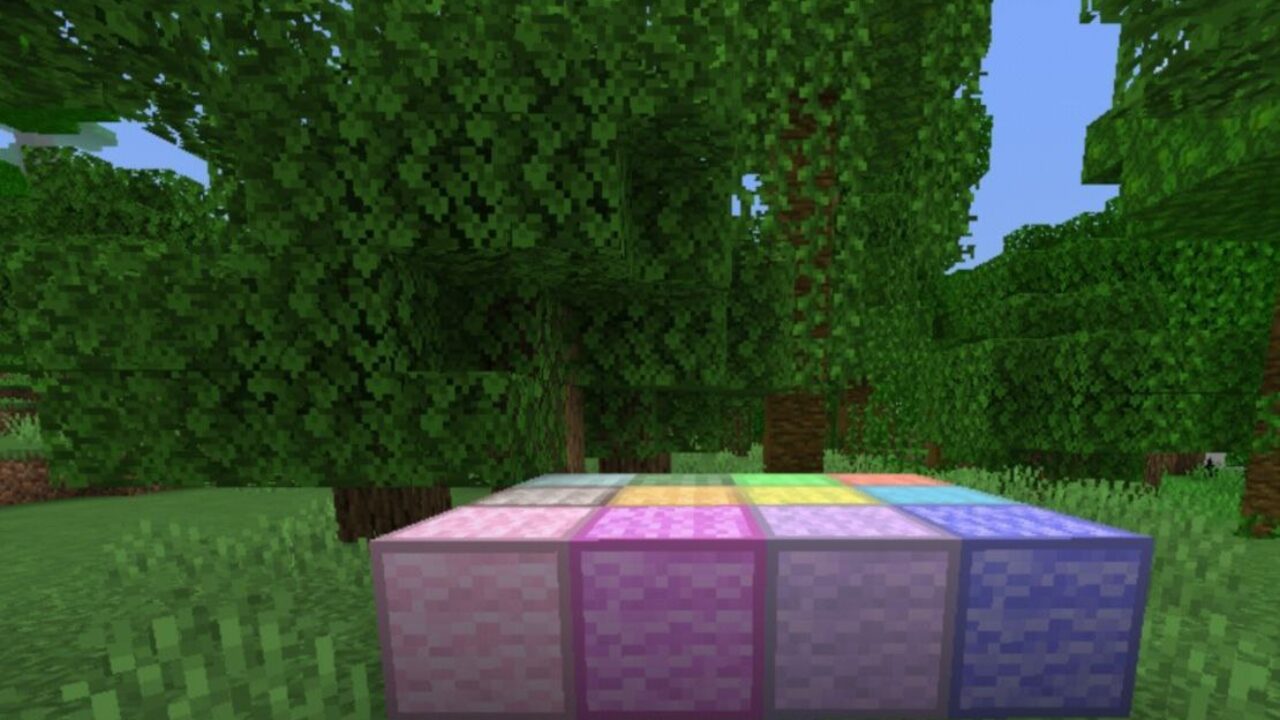 Wool blocks from Pastel Texture Pack for Minecraft PE