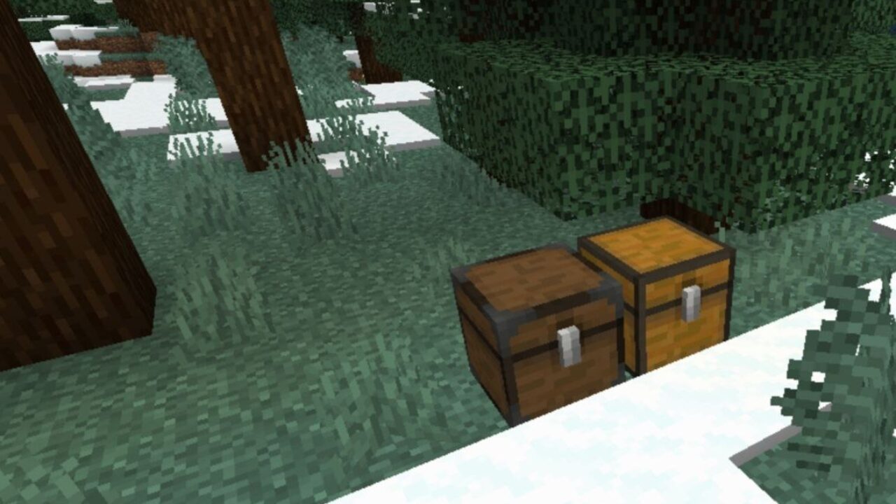 Chests from Clear Craft Texture Pack for Minecraft PE