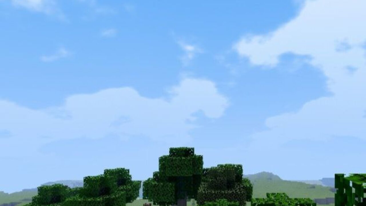 Forest from Low End Shaders for Minecraft PE