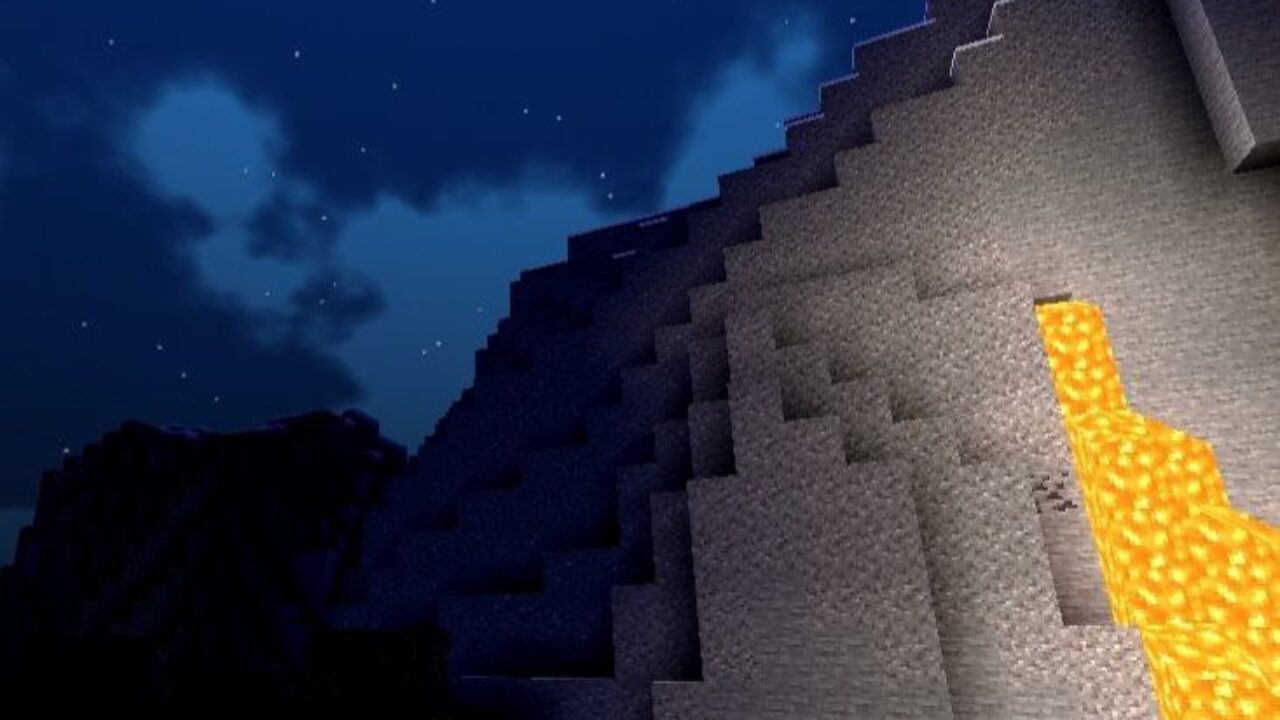 Night Sky from Parallax Shaders for Minecraft PE