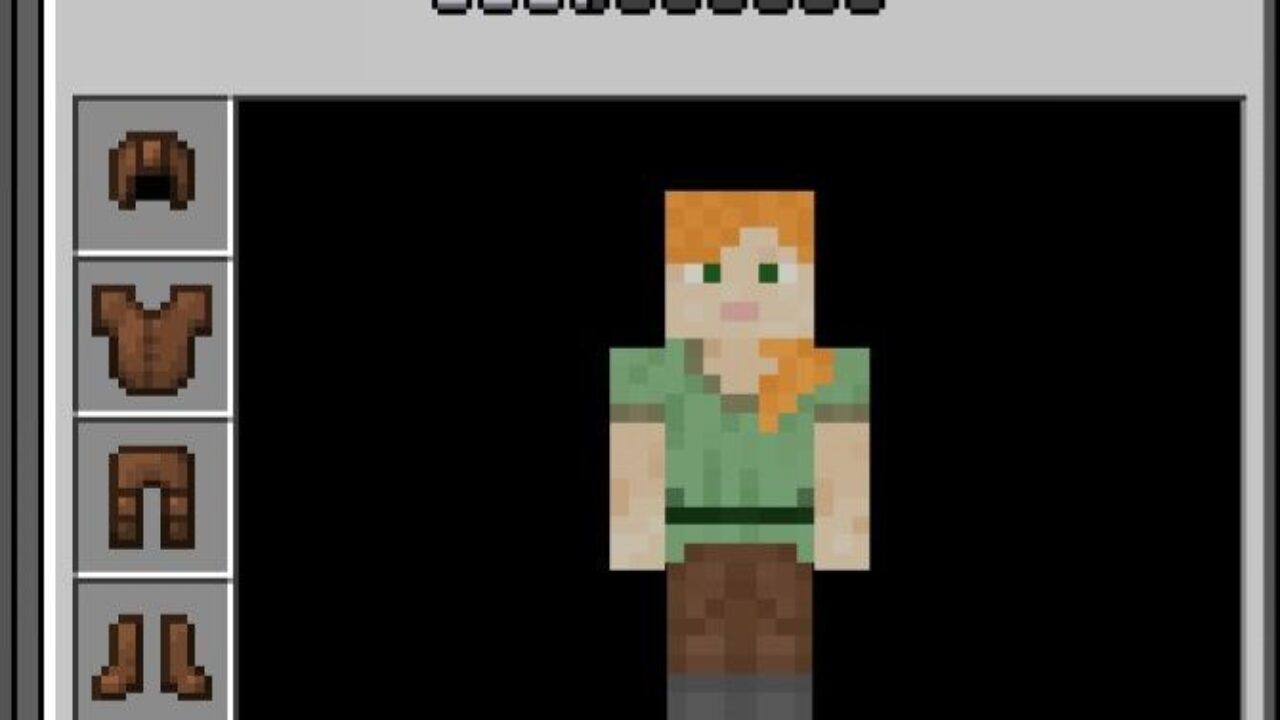 Leather Armor from Invisible Armor Texture Pack for Minecraft PE