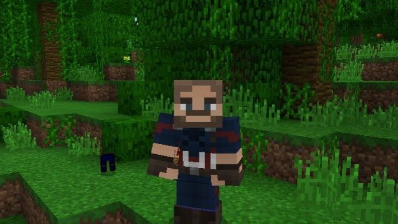 Captain America Armor from Doctor Strange Mod for Minecraft PE