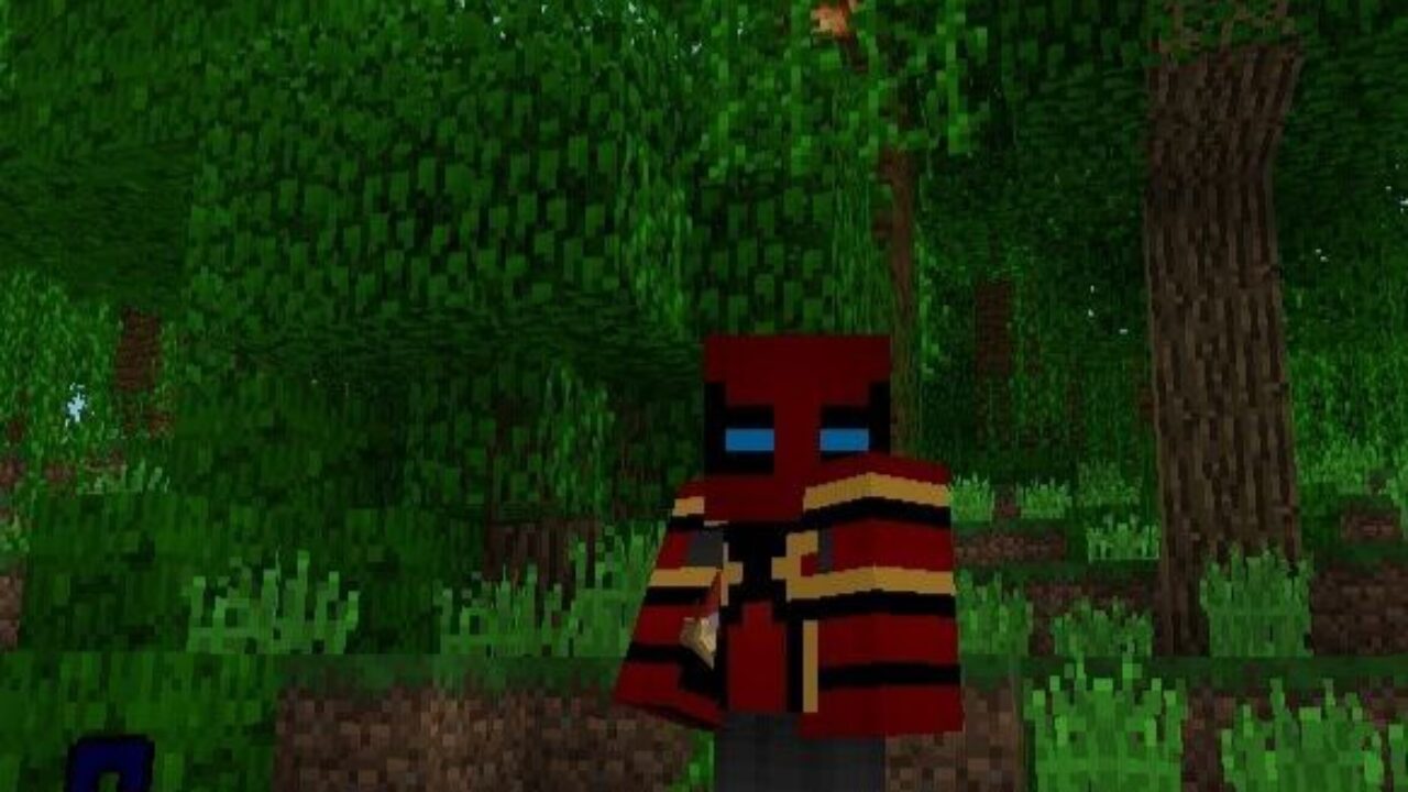 Deadpool Armor from Thanos Mod for Minecraft PE