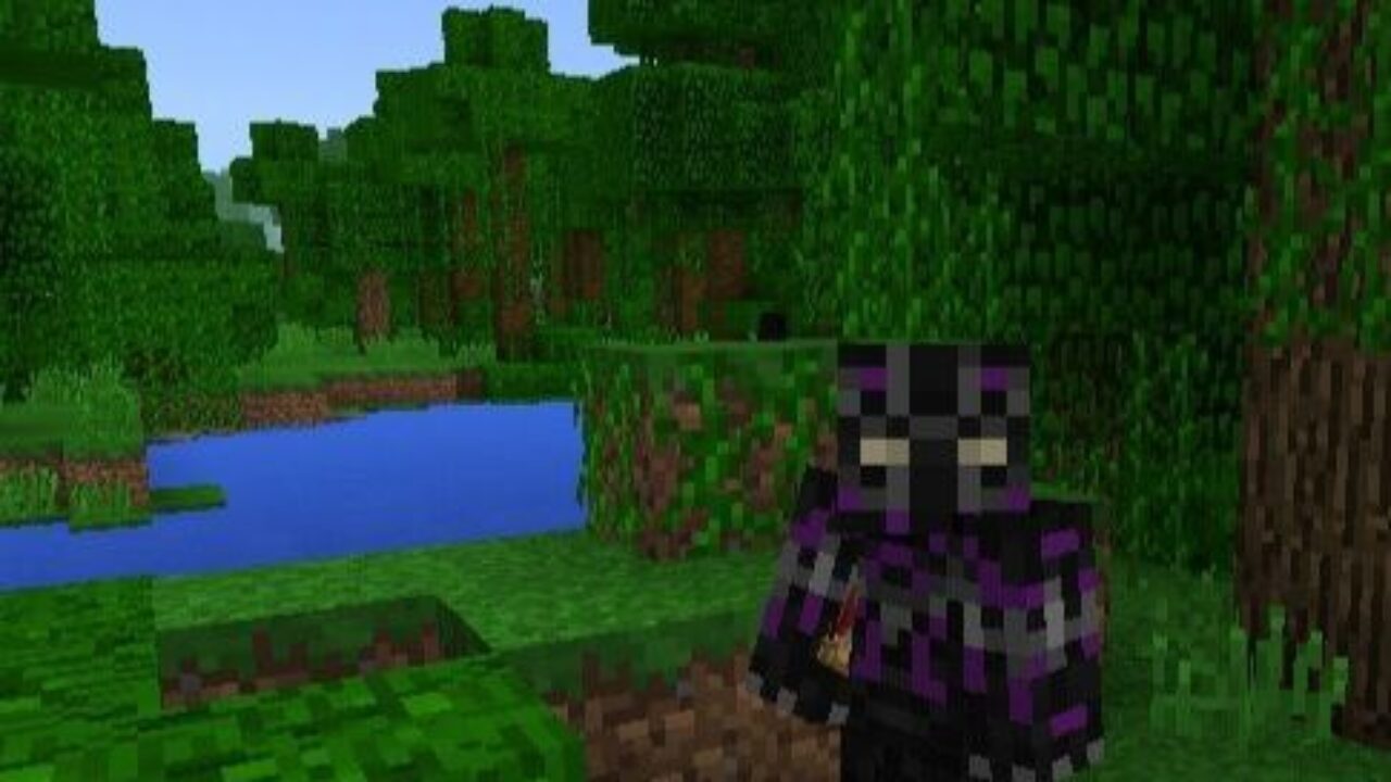 Black Panther Armor from Thanos Mod for Minecraft PE