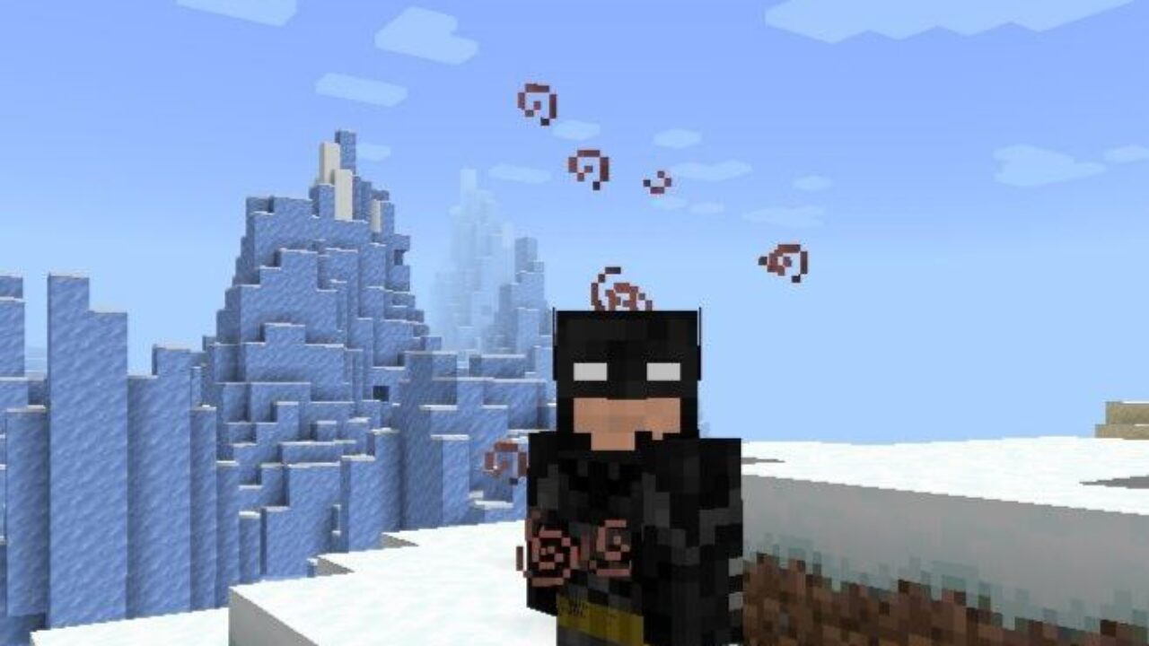 Batman Costume from Deadool Mod for Minecraft PE