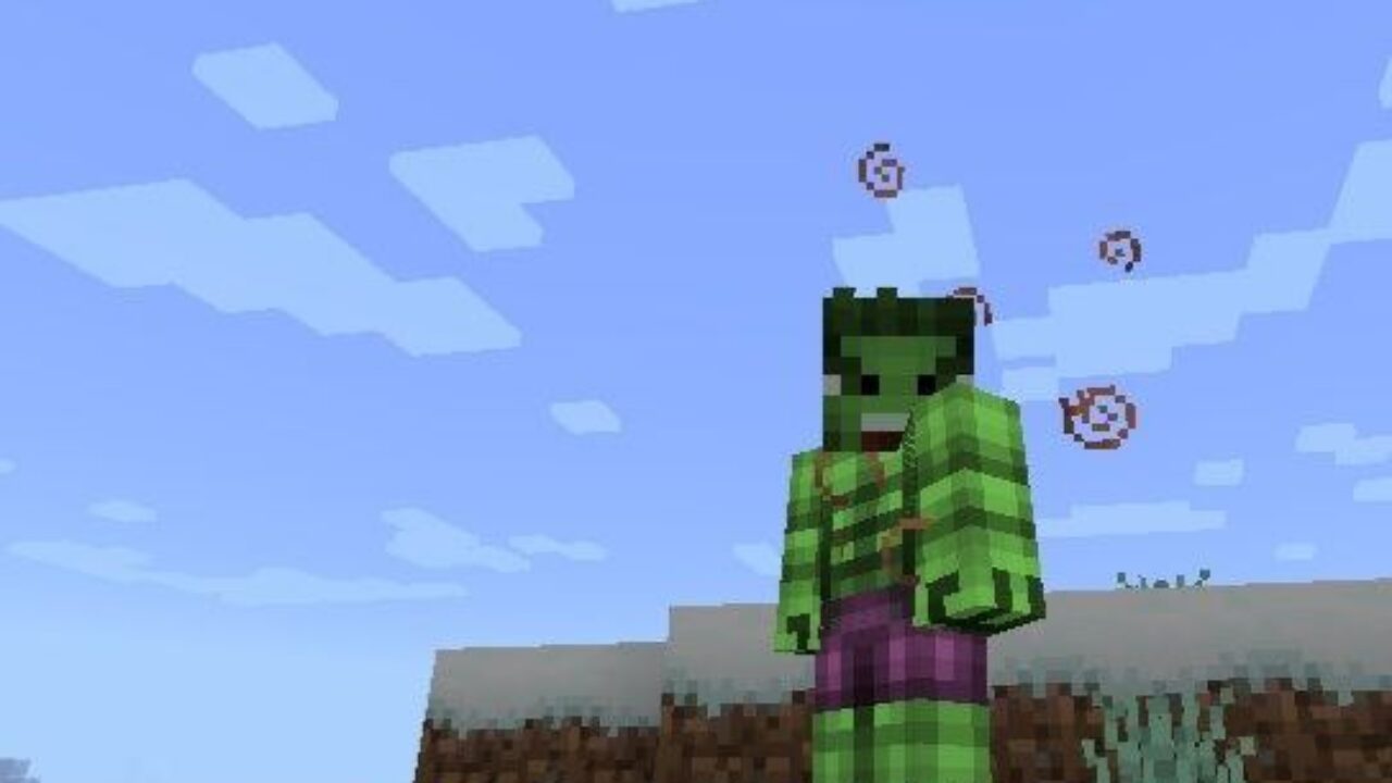 Hulk Mob from Deadool Mod for Minecraft PE