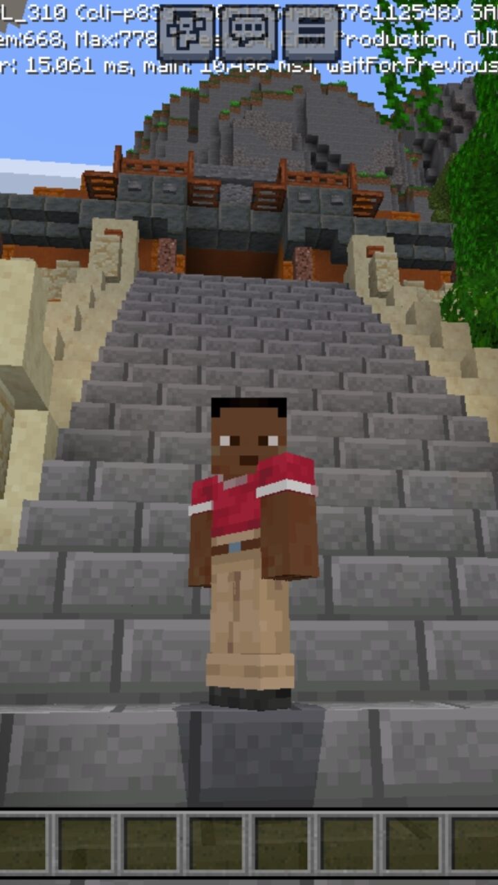 Pyramid from Ancient Grove Map for Minecraft PE