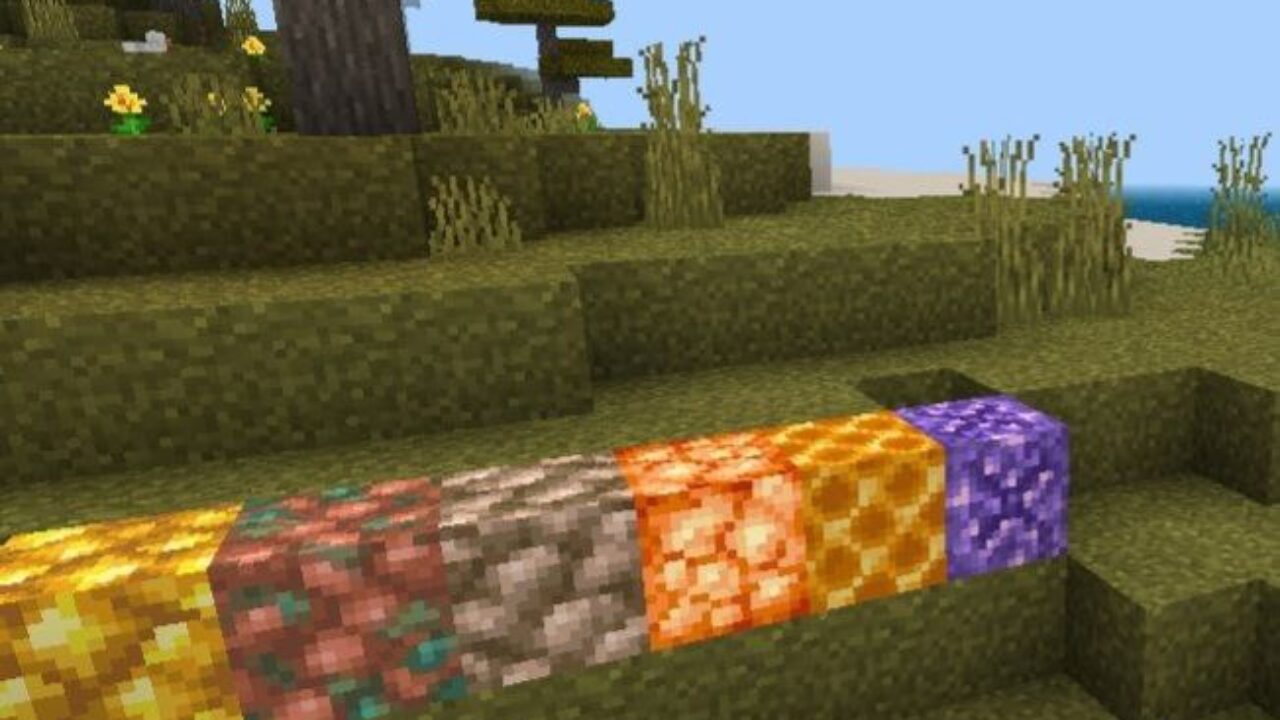 New Types of Blocks from Modern HD Texture Pack for Minecraft PE