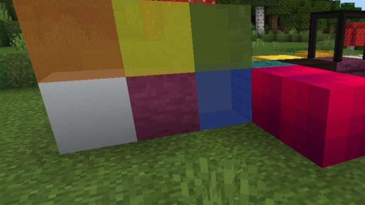 Colorful Blocks from Modern HD Texture Pack for Minecraft PE