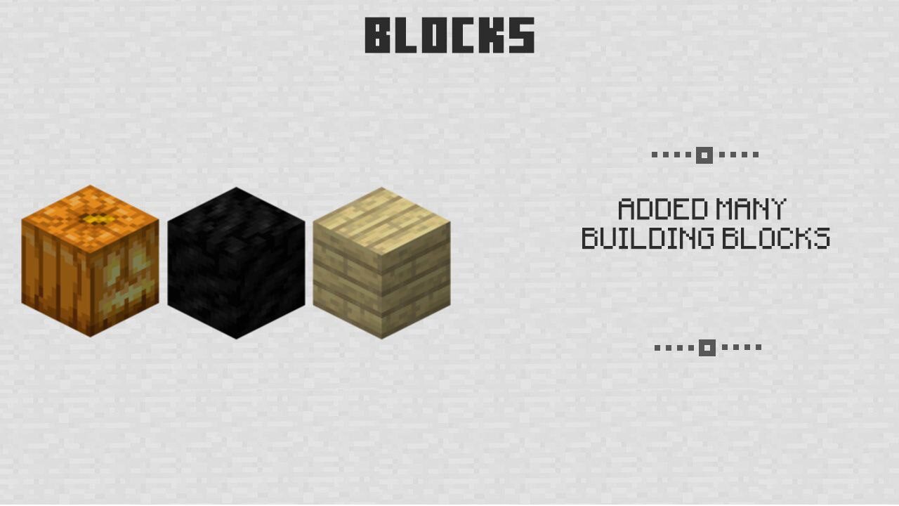 Blocks for Minecraft PE