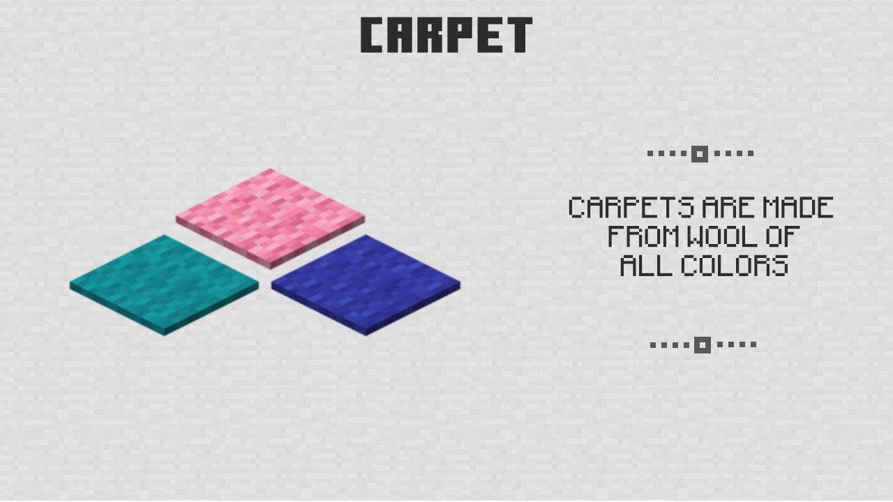 Carpet for Minecraft PE