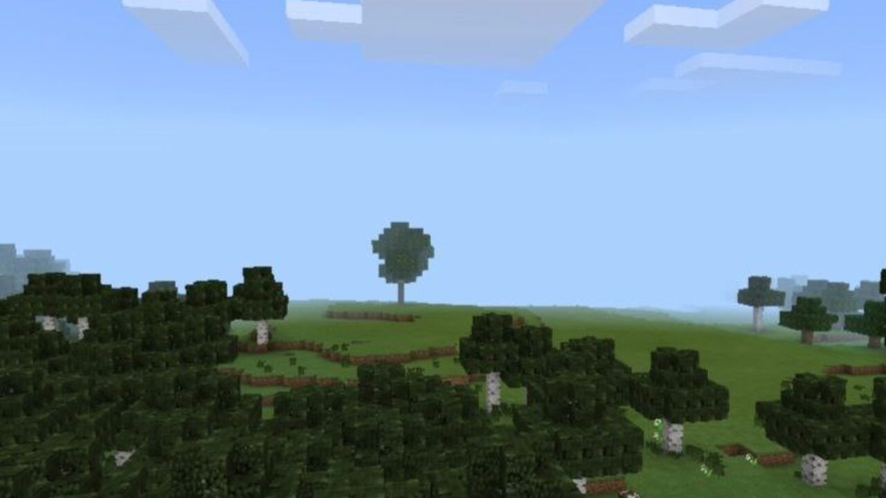 Sky from Waving Plants Shaders for Minecraft PE