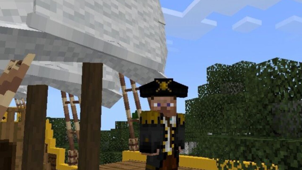 Leitenant Armor from Pirates Mob for Mineraft PE