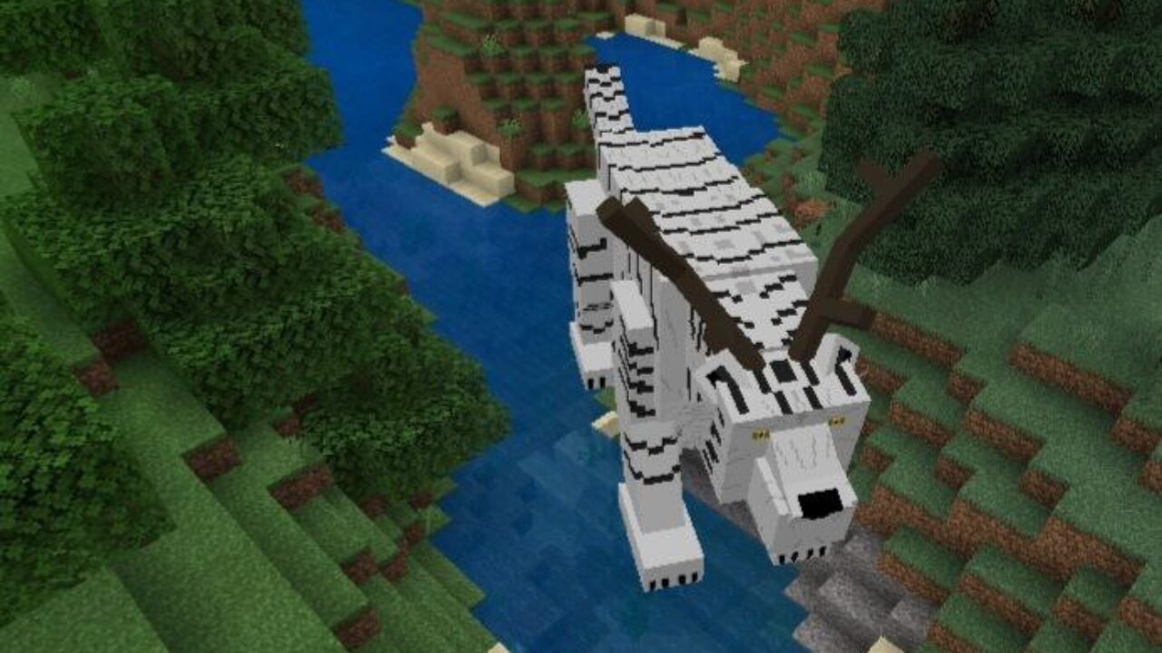 Giant Tiger from Godzilla Mod for Minecraft PE