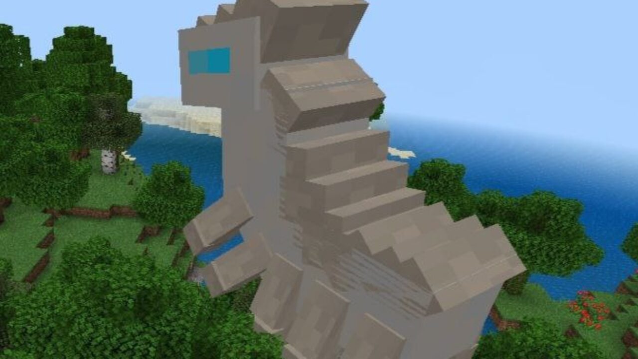 Monster from Godzilla Mod for Minecraft PE