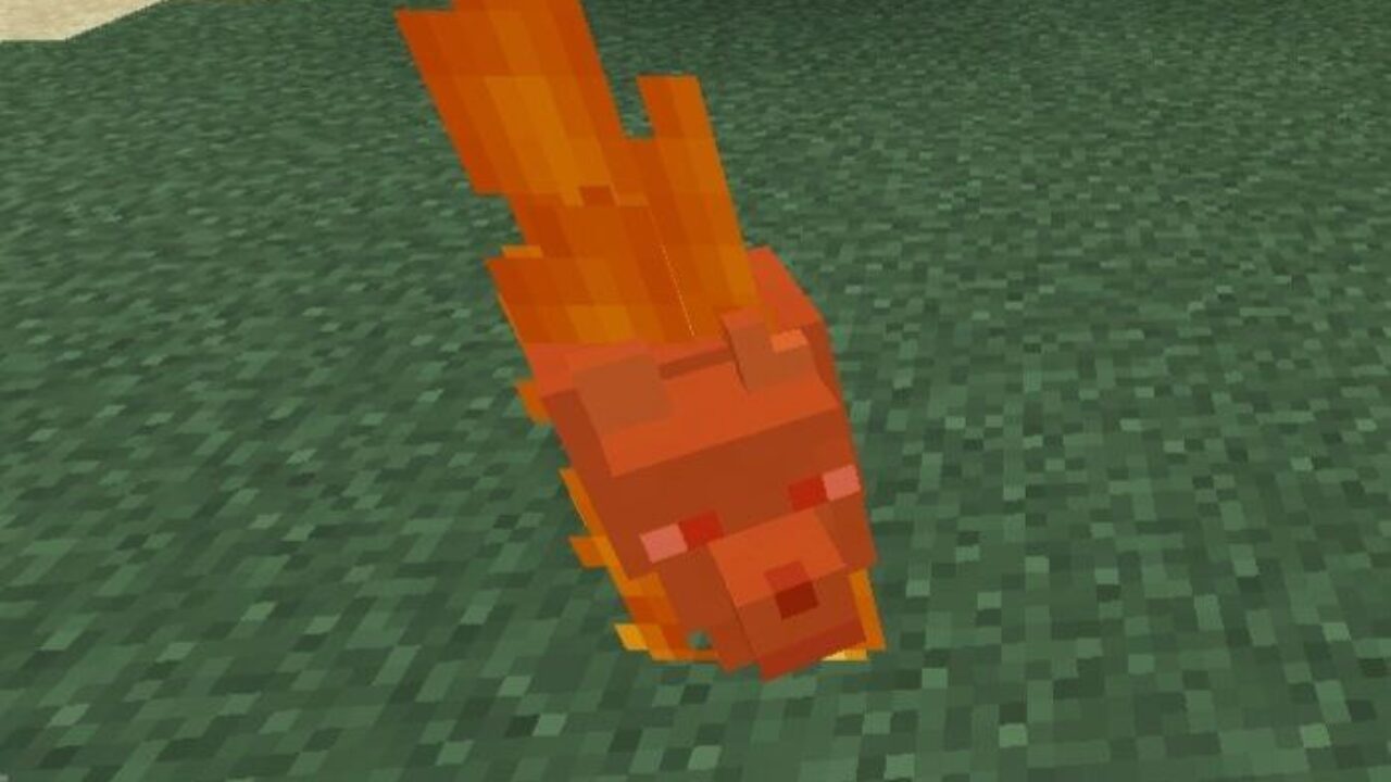 Fiery Wolf from Wolves Mod for Minecraft PE